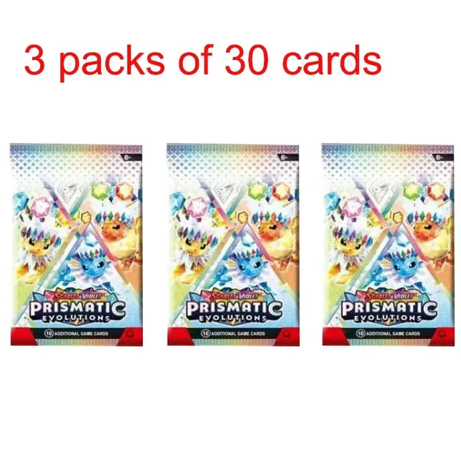360 Stück Pokémon-Karten Destined Rivals Prismatic Evolutions Scarlet Violet 151 PALDEAN Englische Booster Battle Sammelkarte