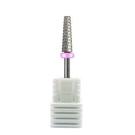 5-IN-1Mini Tapered Carbide Nail Drill Bits Electric Tungsten Nail Drill Accessories 3/32" Manicure Bur Nail Cuticle Milling Tool