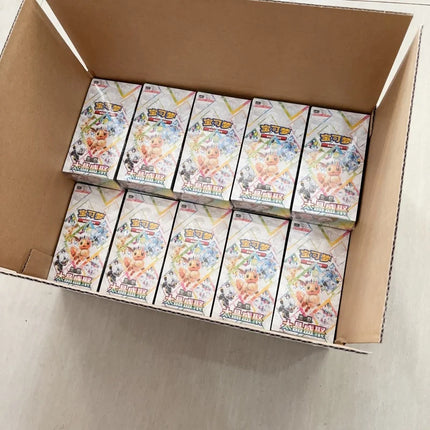 In Stock Pokemon Simplified Chinese PTCG Card Pokemon CSV9.5C Terastal Grand Gathering Booster Box Sylveon Sv8a Collectible Card