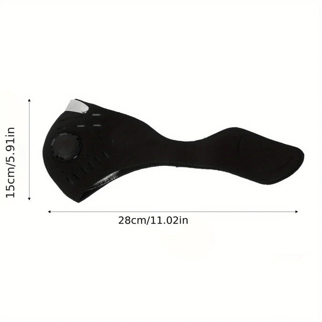 1PC Face Mask With Detachable Filter,Breathable Woven Fabric, Suitable For Cycling, Running, Walking, And Outdoor Activities