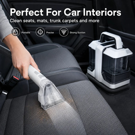 SIHAO 750W Spot Cleaner Vacuum Cleaner Handheld Carpet Cleaner 15KPa 750W Spray Suction Integrated Machine Clean Machine