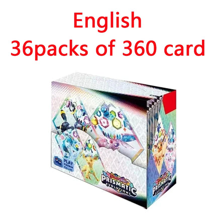 2026 360Pcs/Set Pokemoned Card MEGA EVOLUTION Pre-group SCARLET&VIOLE 151 PHANTASMA FLAMES Prismatic English Booster Battle Card