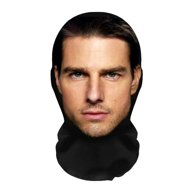 3D Funny Face Mask Balaclava Realistic Celebrity Creative Cosplay Full Facial Face Masks Christmas Party Props Headcovers