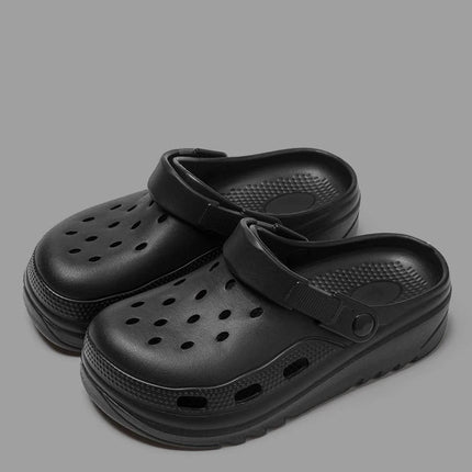 Women Home Slippers Garden Clogs Shoes Men's Sandals Flip Flops Summer Outdoor Couple Beach Slipper Closed Toe Non Slip Sandals