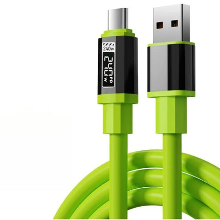 240W USB USB-C Fast Charge Cable USB To USB-C Data Cable USB-C Super Fast Charging Date Wire For iPhone Samsung - product ima