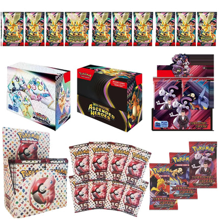 360Pcs Pokemon Card Destined Rivals Prismatic Evolutions Scarlet Violet 151 PALDEAN English Booster Battle Transaction Card