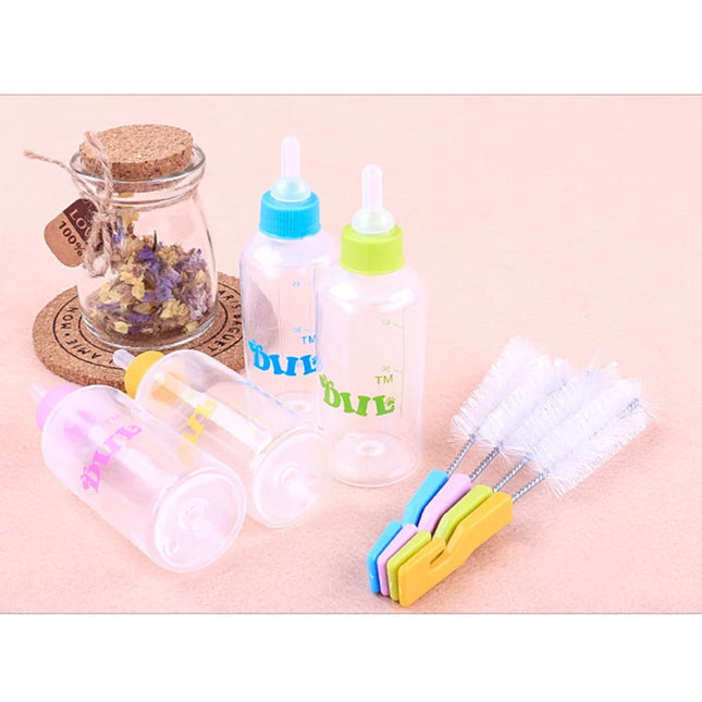 Puppy Nursing Bottle Kits With Cleaning Brush Pet Feeding Bottle With Replacement Nipples Feeding Nursing Care Set