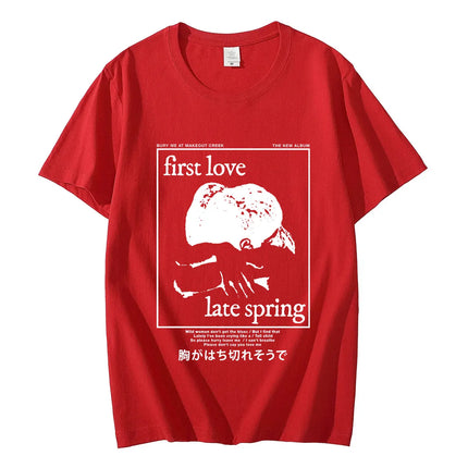 Singer Mitski First Love Late Spring Graphic T Shirts Concert Tour Fan Gift T-shirt Men's Women's Fashion Trend Vintage T-shirts
