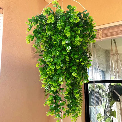 Artificial Flower Vines Simulate Plants Wall Ornaments Outdoor Garden Decorations Hanging Plants Diy Home Outdoor Decor Plant