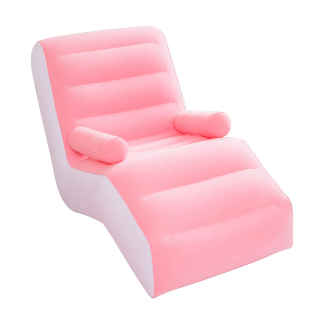 1PC Inflatable Recliner, Foldable Bedroom Living Room Lounge Chair, Indoor Sofa Recliner With Armrests, Outdoor Recliner
