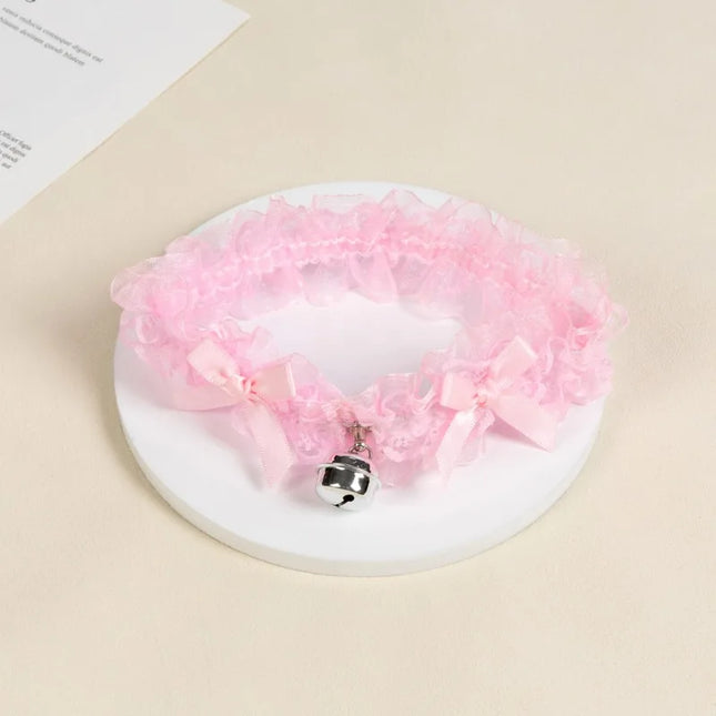 Japanische Schleife Spitze Kleine Glocke Beinringe Frauen Sexy Strumpfband Cos Maid Beinriemen Accessoires JK Lolita Lori Süße Schleife Strumpfbänder