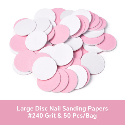 Dead Skin Replaceable Sanding Paper Set for Manicure Pedicure With Metal Disc Nail Drill Bit Calluses Removal Foot Care Tool Acc
