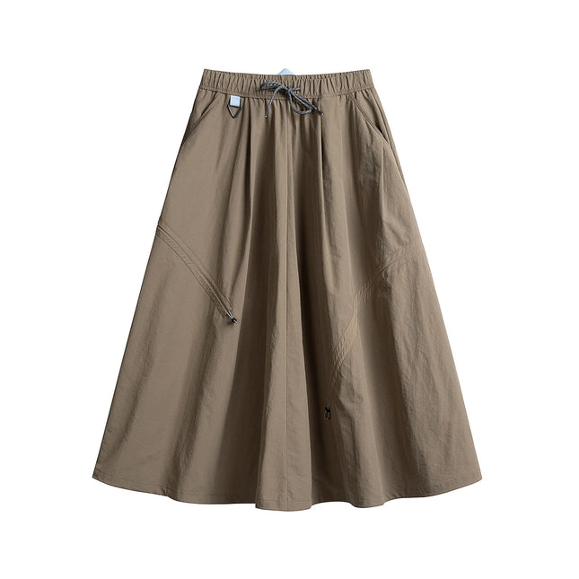 Outdoor Fashion Quick Dry Kordelzugrock Damen City Wandern Streetwear Locker Lässiger Sport Y2k Cargo Rock Hose