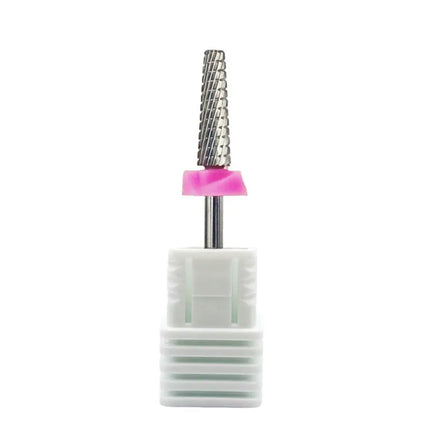 5-IN-1Mini Tapered Carbide Nail Drill Bits Electric Tungsten Nail Drill Accessories 3/32" Manicure Bur Nail Cuticle Milling Tool