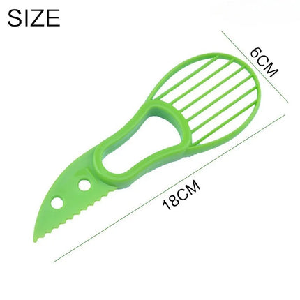 1PC 3 in 1 Avocado Slicer Shea Corer Butter Fruit Peeler Cutter Pulp Separator Plastic Knife Kitchen Vegetable Tools