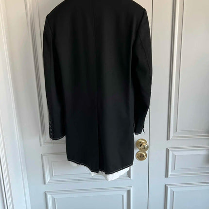 TOP-YAMAMOTO original Design Dark style loose Perisley fringed casual suit jacket for men
