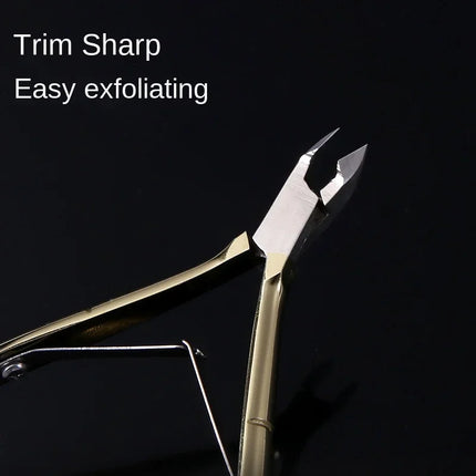 D501 Blade Fingernail Toenail Cuticle Nipper Trimming Stainless Steel Nail Clipper Cutter Cuticle Scissors Plier Manicure Tools