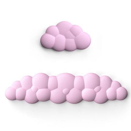 Mouse pad with wrist rest keyboard cloud anti-slip desktop office gamer mouse wrist rest Ergonomic keyboard mouse pad wrist rest