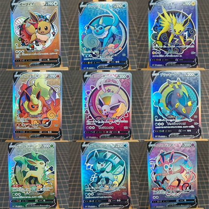 Diy Self-control Ptcg Pokemon 30th Charizard Eevee Gyarados Vincent Van Gogh Pikachu Fan Art Trading Anime Collection Cards Toy