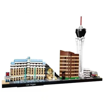 In stock Berlin Venice Tokyo London Shanghai San Francisco Chicago City Building Blocks Adult Children Toys Gifts