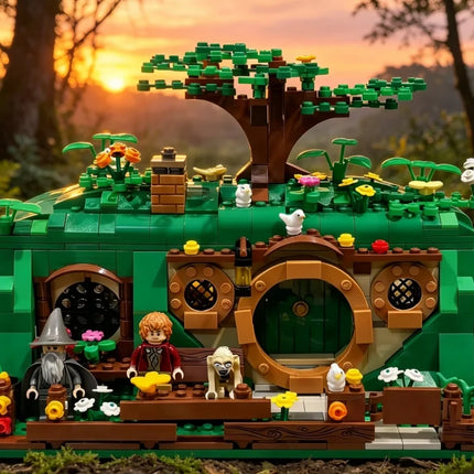 The Unexpected Journey 79003 bouwsteensets geschikt voor verjaardagscadeaus, compatibel met Legoed-deeltjes, 652 stuks.