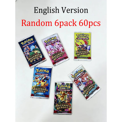 360Pcs Pokemon MEGA EVOLUTION Ascended Heroes TCG Expansion Booster Box Trade Card 36 Pack Box English Version