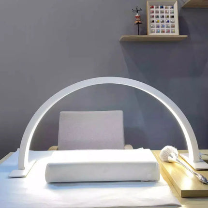 Light Luxury 1pcs Half-moon U-shaped Nail and Beauty Lamp Beauty Salon Desktop Nail and Eye-protecting LED Work Lamp Nail Lamp