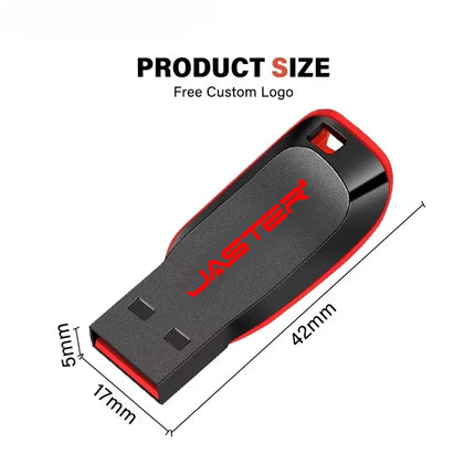 5pcs Various styles wholesale USB Flash Drives 2.0 64GB Black Free Keychain Pen Drive 8GB Storage Memory Stick Mini BusinessGift