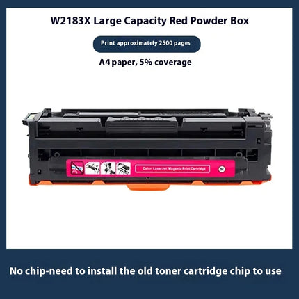 218X 2180X 2182X 2183X 2181X Toner Cartridge No chip for HP Color Pro MFP 3201dw, MFP 3301cdw 3301fdw 3301sdw Printer