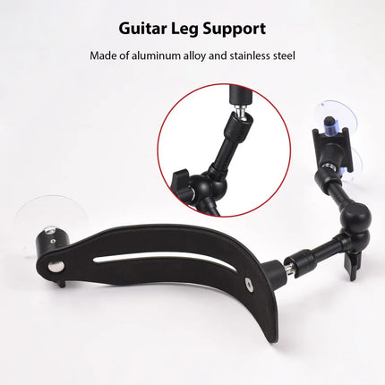 Guitar Support Rest Leg Bracket Suction Cup Mount Aluminum Professional Guitar Leg Stand Musical Instruments