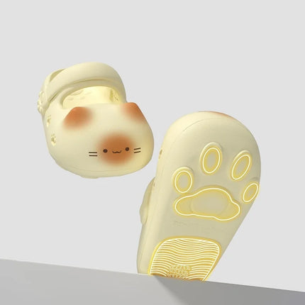 New Anti-Slip Cat Paw Slippers Summer Clogs Woman Novelty Animal Designer Slides  Garden Shoes for Women Mary Jane EVA Slipper