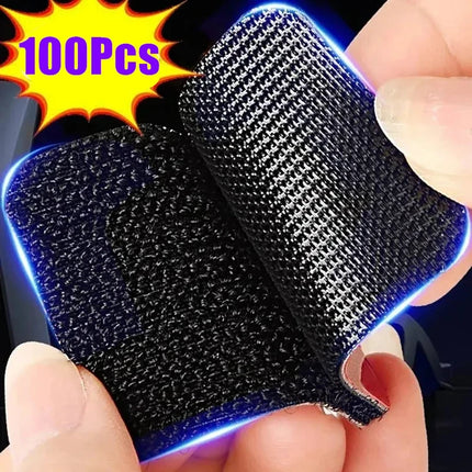 Carpet Fixing Stickers Double Faced High Adhesive Car Carpet Fixed Patches Home Floor Foot Mats Anti Skid Grip - product imag