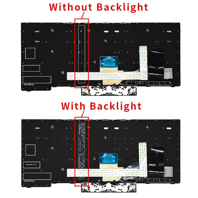Spanisch Russisch beleuchtete Laptop-Tastatur für Lenovo Thinkpad E480 E485 E490 E495 L380 L390 L490 L480 T490 T495 01YP280 01YP320