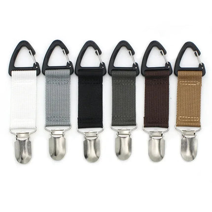 Outdoor Travel Straw Hat Clip Portable Hat Companion Bag Clip Multi-Purpose Outdoor Glove Organizer