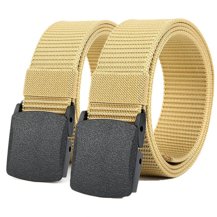 Military Automatic Buckle Nylon Belt Outdoor Hunting Multifunctional Tactical Canvas Belt High Quality Men Belt