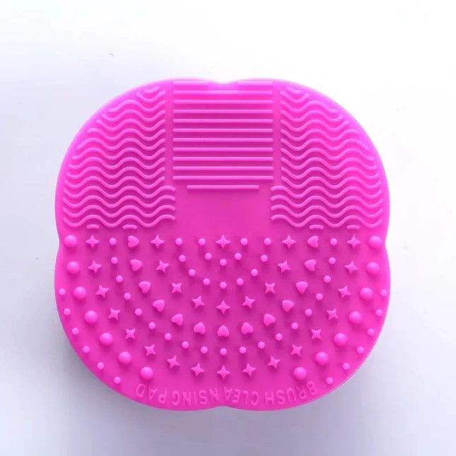Silicone Makeup Brush Cleaner Folding Powder Puff Cleaning Bowl Eyeshadow Brushes Washing Soft Mat Beauty Tools Scrubber Box