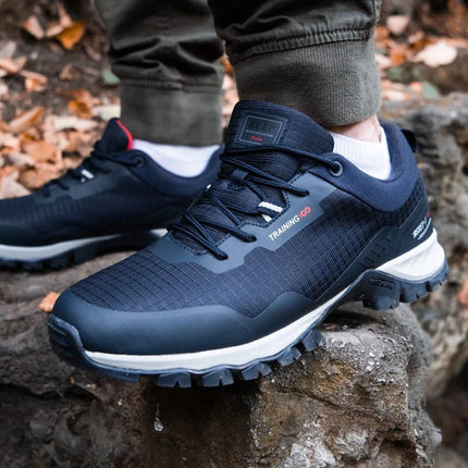 Baasploa Men Non-Slip Sneakers Wear-Resistant Hiking Shoes Men Anti Splash Water Outdoor Sneakers Male Comfort Walking Shoes