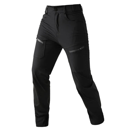 New Summer Men Thin Comfortable Work Pants Outdoor Casual Sports Breathable Cargo Pants Multi Pocket Straight Tooling Trousers 4