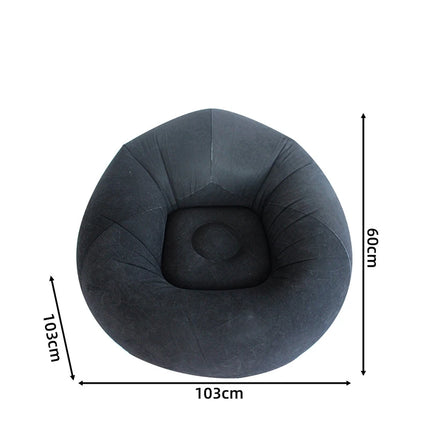 Inflatable Bean Bag Chairs Portable 9 Colors Blow up Chairs Lazy Sofa for Living Room Outdoor Camping Single Person