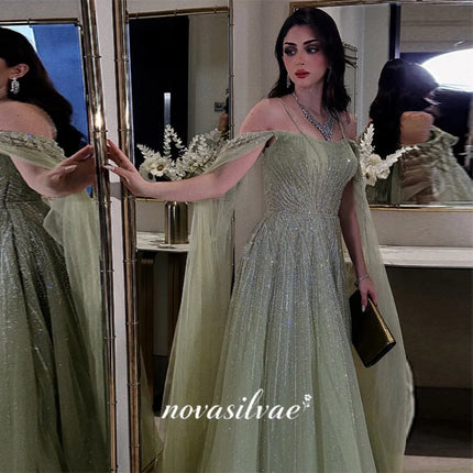 Exquisite Dreamy Delicated Tulle Beadings Elegant Slim-Fit Party Evening Prom Growns Dress Nova Customized Gala Bespoke Dress