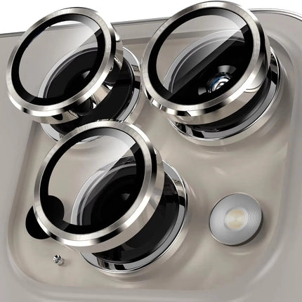 3-2PCS Camera Lens Protector For iPhone 17 Pro Max 17Pro 17Air Metal Ring Protector Glass For iPhone 14 15 16 ProMax Camera Lens
