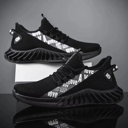 Breathable Air Mesh Casual Sports Shoes 2026 Spring and Autumn Soft Soled Running Shoes Coconut Fashionable Men's Woven Shoes