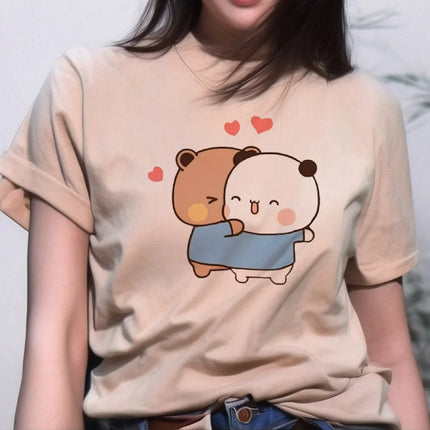 Bubu And Dudu Fashion 2024 Casual T-shirt Female Designer Top Female Street Clothing
