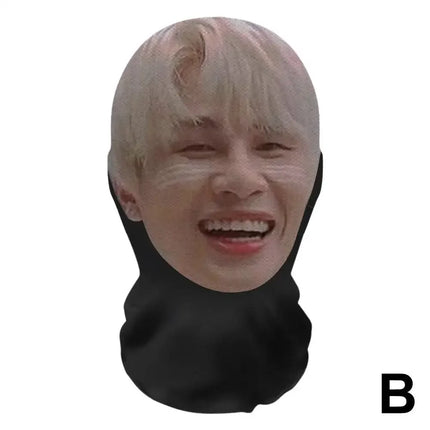 3D Funny Face Mask Balaclava Realistic Celebrity Creative Cosplay Full Facial Face Masks Christmas Party Props Headcovers