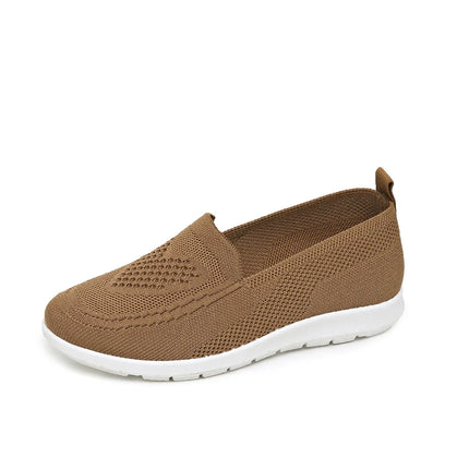 Comfortable casual women's shoes spring and summer breathable fabric uppers solid colors low-cut design soft and outdoor walking