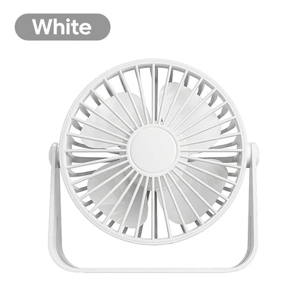 Desk Fan Portable Mini USB Rechargeable Fan Ultra Quiet Suitable For Home Desk Office Student Dormitory Computer Summer