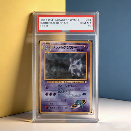DIY Proxy PTCG Graded Collection Card 2001 P.M. JAPANESE PROMO LUGIA HOLO GAME BOY GEM MT 10 POINTS Card Anime Game Gift