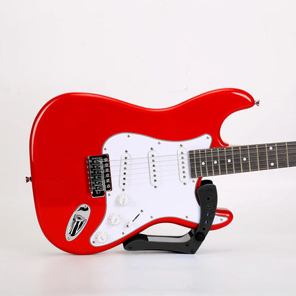 Electric Guitar Support Stand Holder Acrylic Clamp Sponge Pads 6 Position Height Adjustable Vertical Guitar Rack Stand