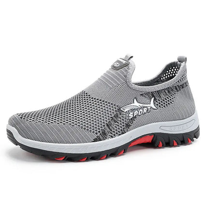 Men's Summer Mesh Shoes Breathable Lightweight Casual Sneakers Outdoor Walking Hiking Footwear 2026 New