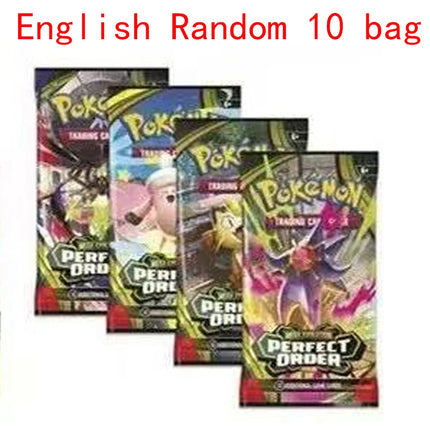 360Pcs Pokemon Card MEGA EVOLUTION Perfect Order 151 Surging Pokémon Cards Game English Booster Battle Transaction Card Gift